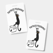 故意にいたずら好きの バッジ (正面＆裏面)