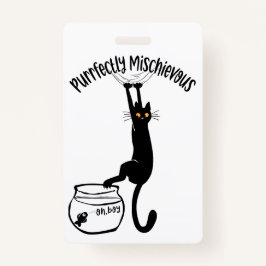 故意にいたずら好きの バッジ