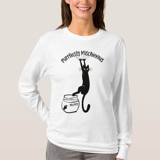 故意にいたずら好きの Tシャツ (正面)