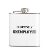 故意に失業している フラスク (正面)