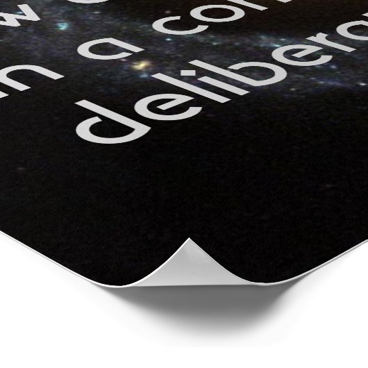 故意に生きる ポスター (角)