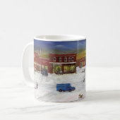 故郷のクリスマスのマグ コーヒーマグカップ (正面左)