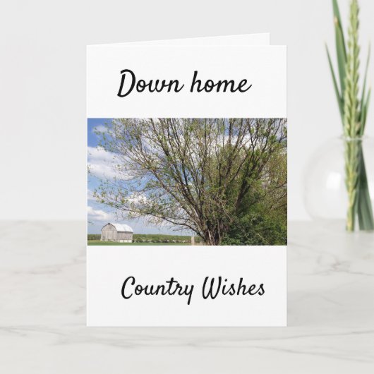 **故郷のクリスマスの願い** カード (正面)