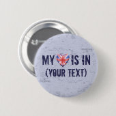 故郷のハート 缶バッジ (正面&裏面)