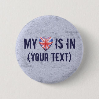 故郷のハート 缶バッジ