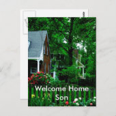 故郷の息子を迎え入れる ポストカード (正面/裏面)