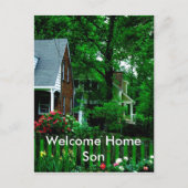 故郷の息子を迎え入れる ポストカード (正面)