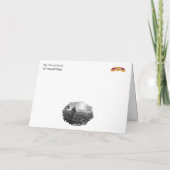 故郷の折り紙グリーティングカード カード (裏面)