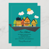 故郷の移動発表 招待状 (正面/裏面)