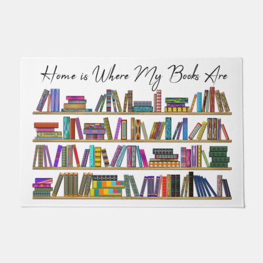 故郷は本の在り処だ ドアマット (正面)