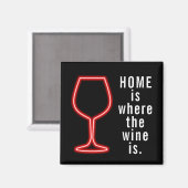 故郷は酒の本場おもしろい マグネット (正面/裏面)