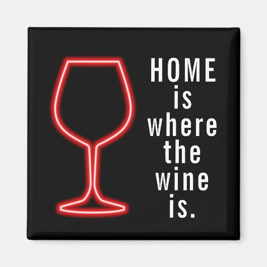 故郷は酒の本場おもしろい マグネット (正面)