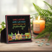 故郷生まれと元気を育てる フォトプラーク