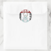 故障したトイレの故障を申し訳なくトイレ ラウンドシール (バッグ)