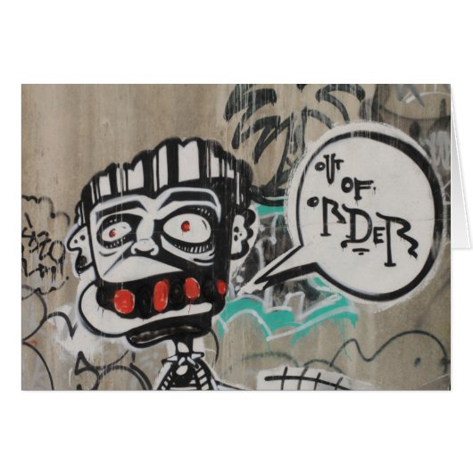 故障した落書き (正面横)