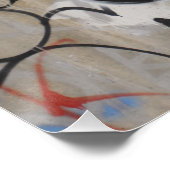 故障した落書き ポスター (コーナー)