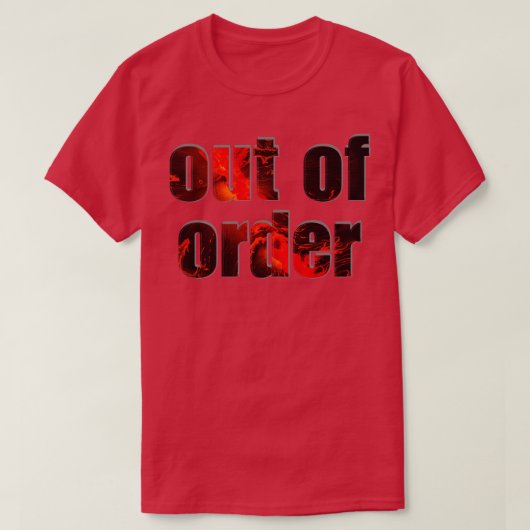 故障して Tシャツ (デザイン正面)