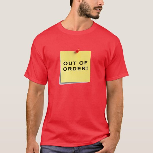 故障だ！ Tシャツ (正面)