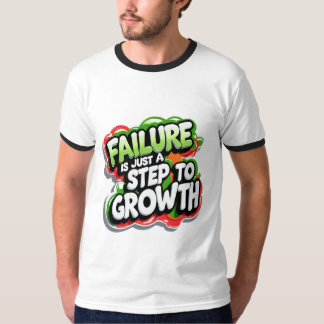 故障による上昇 – グラフィティはっきりしたマインドセット引用文 Tシャツ