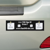 故障中ですか。ww… - Custo… -カスタマイズ バンパーステッカー (車上)