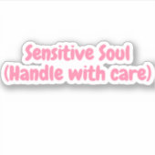 敏感なやる気を起こさせる魂 シール (正面)