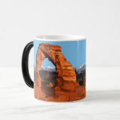 敏感なアーチの絵画のマグ モーフィングマグカップ (正面左)