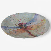 敏感なトンボのパーティー ペーパープレート (アングル)