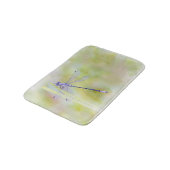 敏感なトンボの水彩画の絵画 バスマット (アングル)