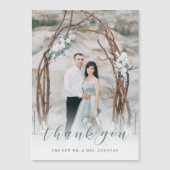 敏感な感謝|の黙した青い結婚式の写真 (正面)