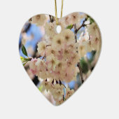 敏感な春はオーナメント花の活気付きます セラミックオーナメント (左)