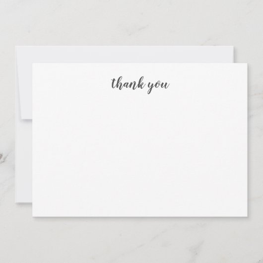 敏感な最小主義のサンキューカード サンキューカード (正面)