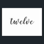 敏感な最小主義の結婚式のテーブル数 テーブルナンバー<br><div class="desc">敏感な最小主義の結婚式招待状の続きはシンプルなタイポグラフィに対して際立っている続きを絶望的にロマンチック去るモダンな書道の原稿を特色にします。</div>