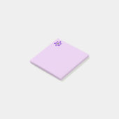 敏感な紫色のクロッカスのポスト・イット ポストイット (アングル)