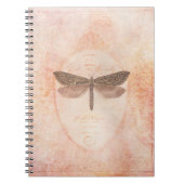 敏感な美しいのノート ノートブック (正面)