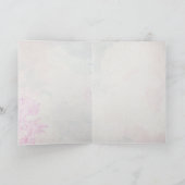 敏感な美しいの挨拶 カード (内部)