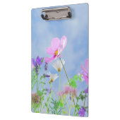 敏感な色のかわいらしい花 クリップボード (左)