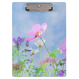 敏感な色のかわいらしい花 クリップボード
