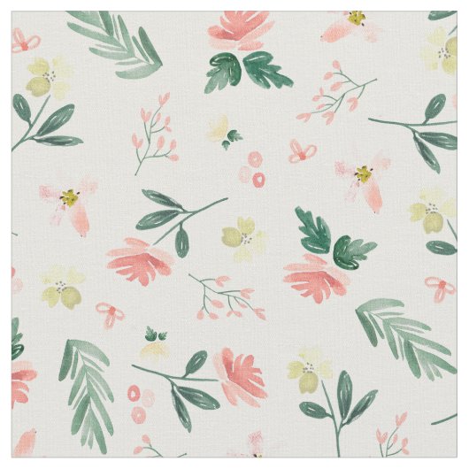 敏感な花柄 ファブリック (クローズアップ)