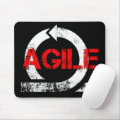 敏捷なマウスパッド(ヴィンテージのスタイル) マウスパッド (マウス)