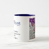 敏捷な条件対伝統的 ツートーンマグカップ (中央)