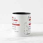 敏捷の実質の喜び マグカップ (中央)