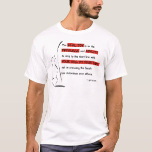 敏捷の実質の喜び Tシャツ