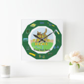 敏捷性カスタマイズ写真 スクエア壁時計 (ホーム)