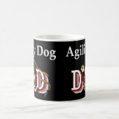 敏捷性犬のオーナーギフト モーフィングマグカップ (中央)