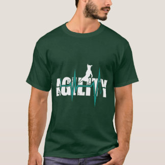 敏捷性犬の敏捷性ボーイ Tシャツ