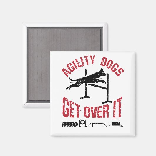 敏捷性犬 マグネット (正面/裏面)