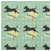 敏捷性 – ロングジャンプの上にシャドードッグ ファブリック (見本)