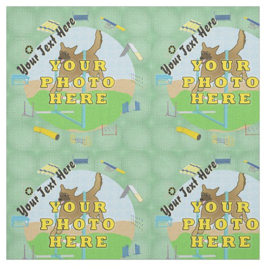 敏捷性 – 写真パーソナライズされた ファブリック (見本)