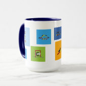 敏捷犬 マグカップ (正面左)