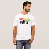 敏捷用意して下さい、安定させて下さい、行って下さい! Tシャツ (正面フル)